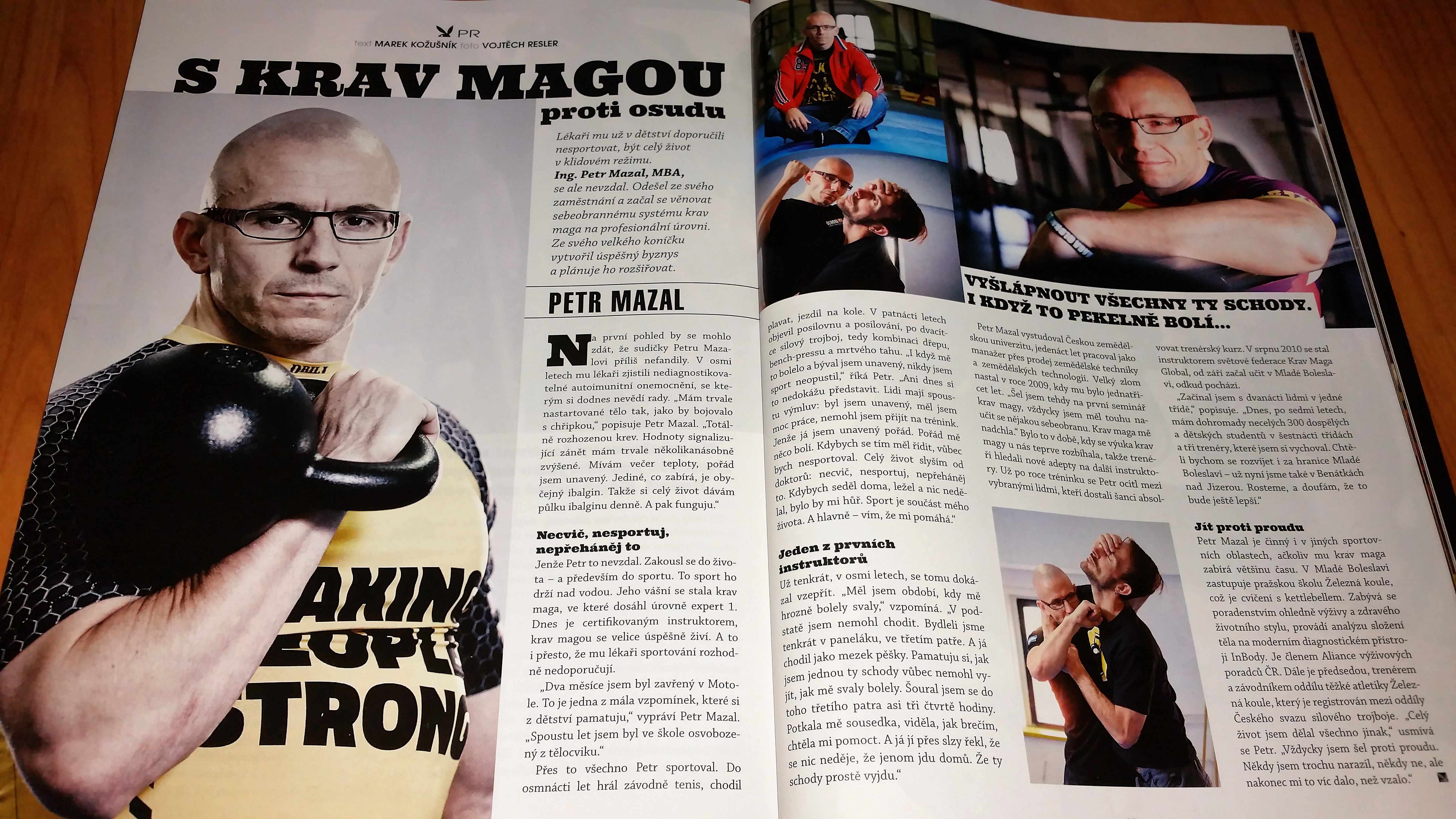 Petrův příběh v časopise Playboy